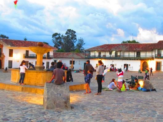 More evening scenes from the center of town