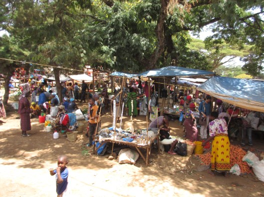 The market in Marangu