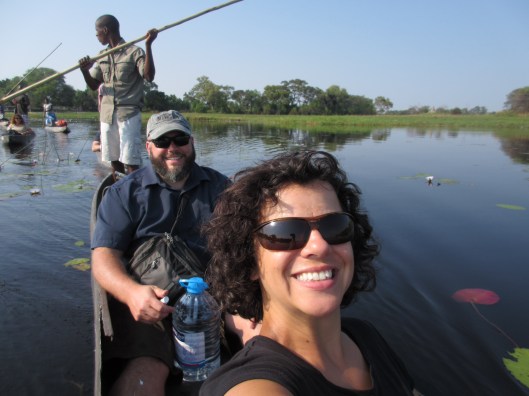 Heading downstream in the Mokoro