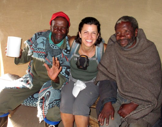 Drinking beer with the locals