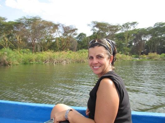 Me on Lake Naivasha